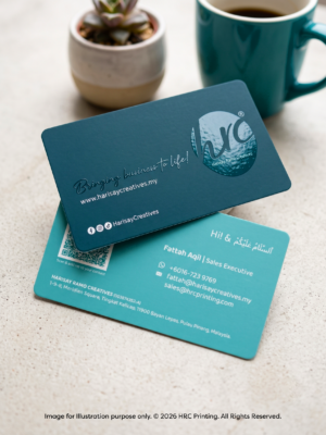 Business Card with Soft Touch & Spot UV